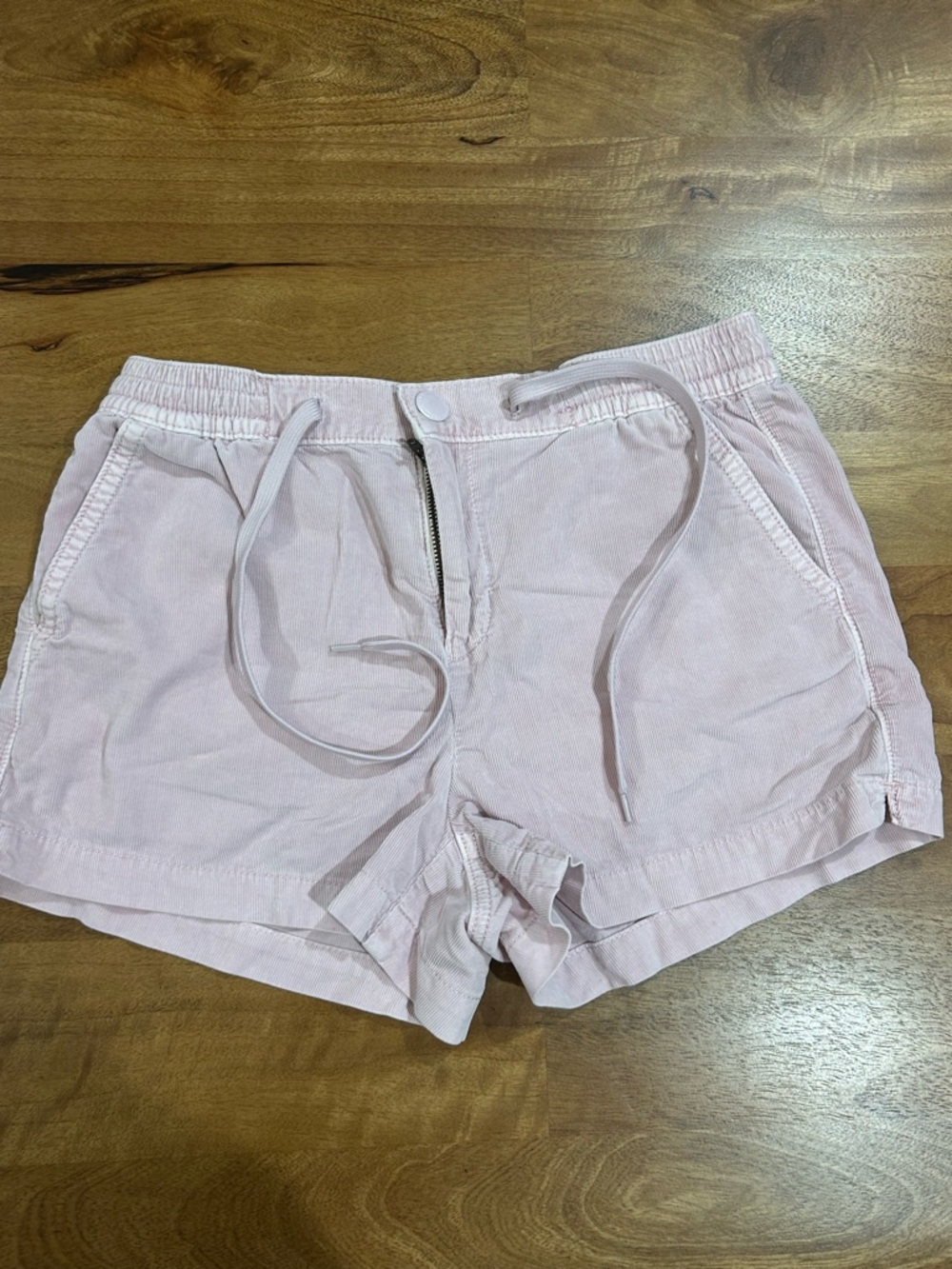American Eagle Outfitters Light Purple Drawstring Corduroy Shorts Size XS